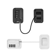 Black/White Finish Zinc Alloy ABS Child Safety Lock (2pcs)