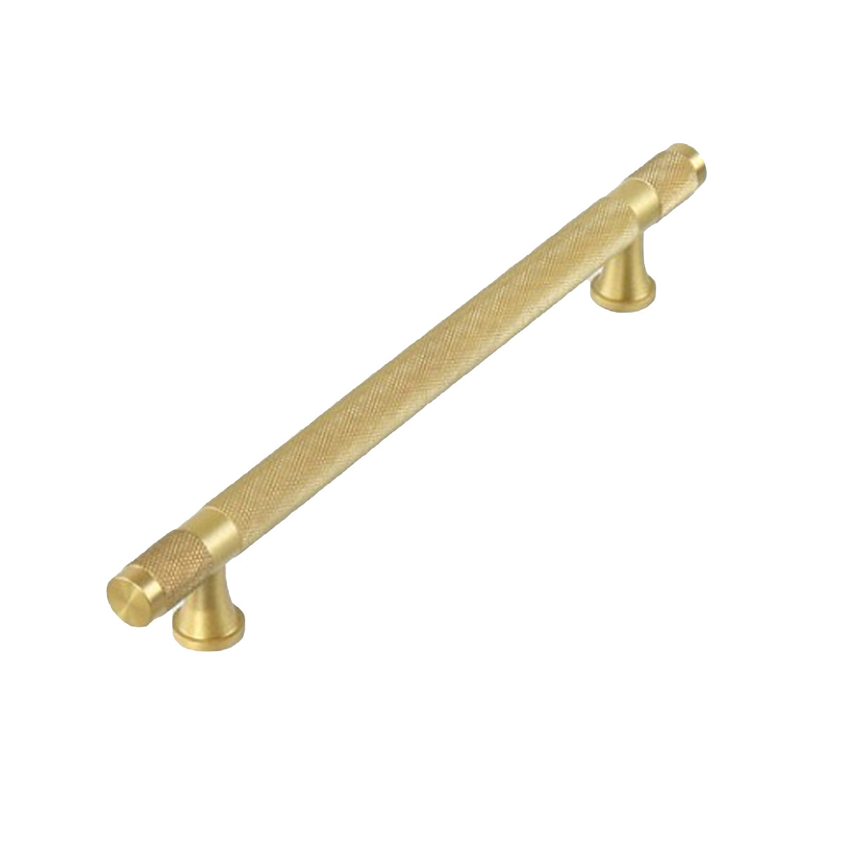 Anti-Slip Textured Brushed Brass Cupboard & Cabinet Door Pull Handle 50–213mm