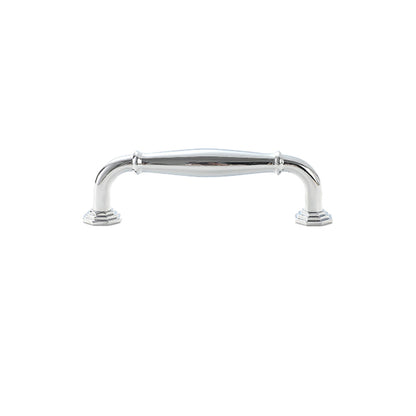 Zinc Alloy Cabinet Handle with Bright Silver Finish