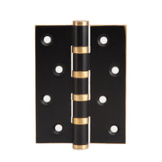Black Gold Brass Ball Bearing Hinges 4 Inch Silent Bearing