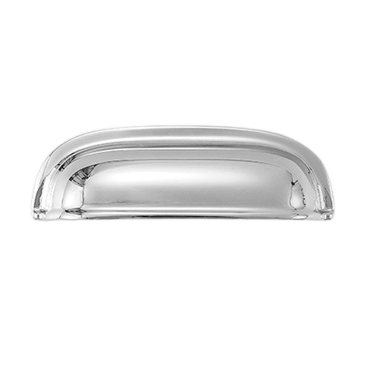 Bright Chrome Brass Cupboard & Cabinet Door Pull Handle 93mm