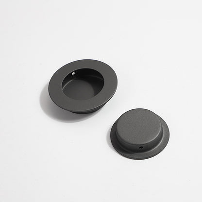 Round Recessed Pull Handle in 304 Stainless