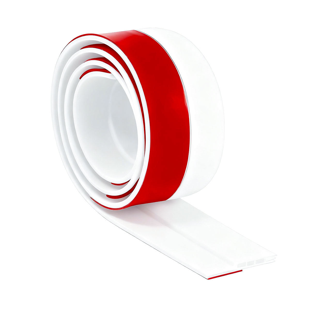 White Self-Adhesive Weather-Resistant Material Door Seal Strip 1m