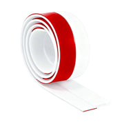 White Self-Adhesive Weather-Resistant Material Door Seal Strip 1m