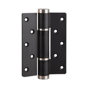 Black Aluminum Alloy Hirline/Flush Door Hinges Auto Close 132x94.5mm