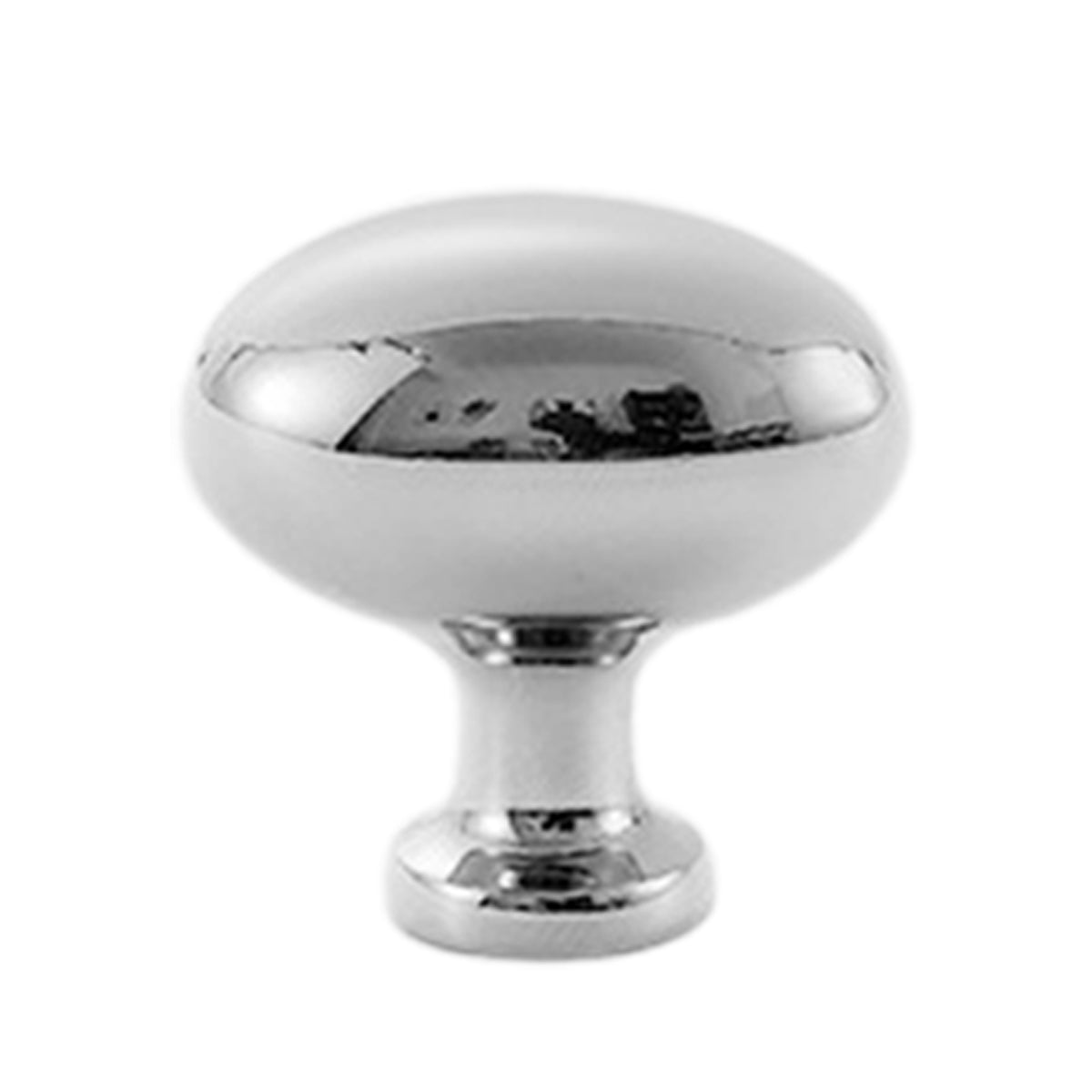 Pigeon Egg Dummy Knob 34mm x 36mm - Silver