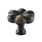 Antique Brass Cupboard & Cabinet Dummy Door Knob 32x25mm