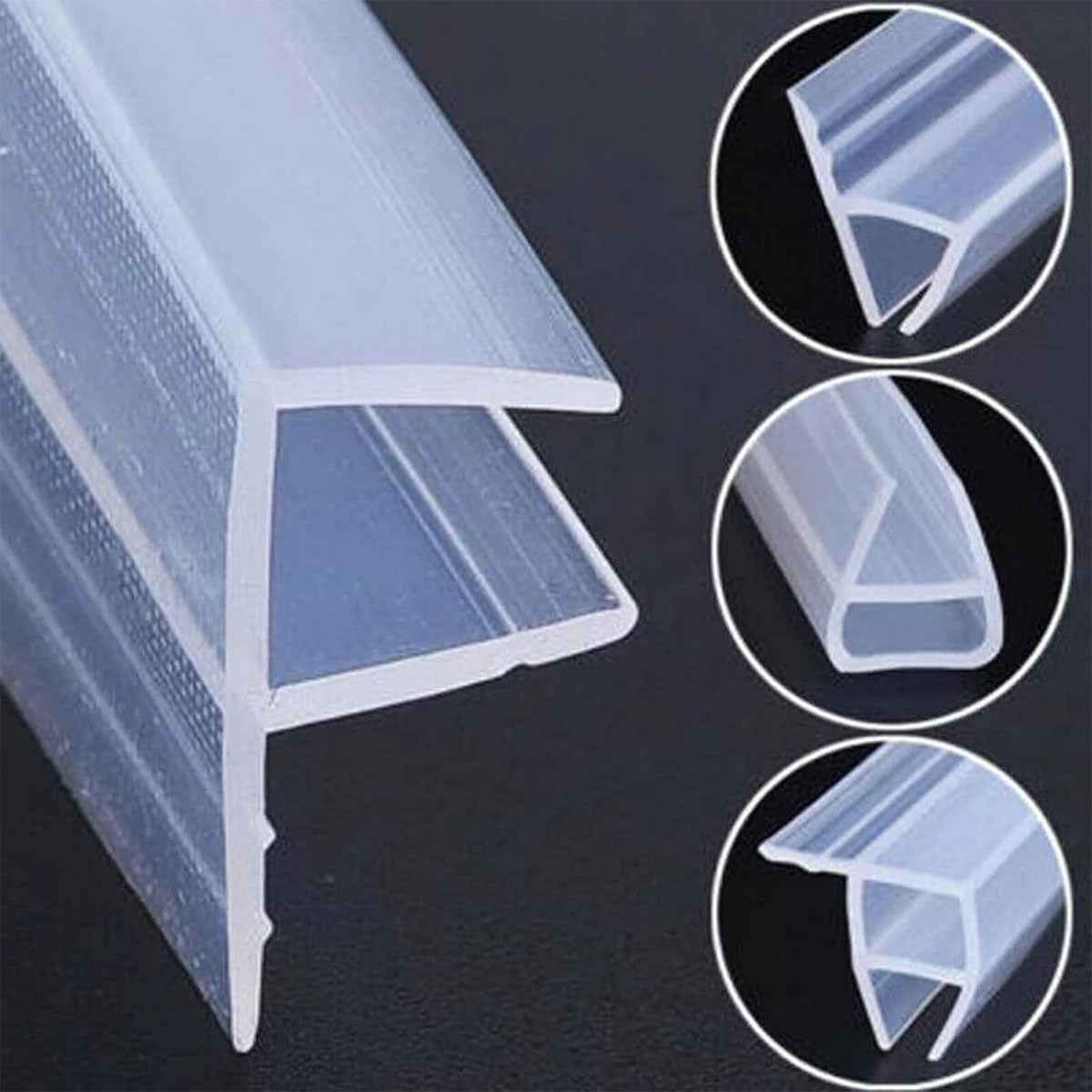 Transparent Silicone Glass Door Window Sealing Strip