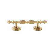 85mm Gold Brass French Retro Long Cupboard & Cabinet Pull