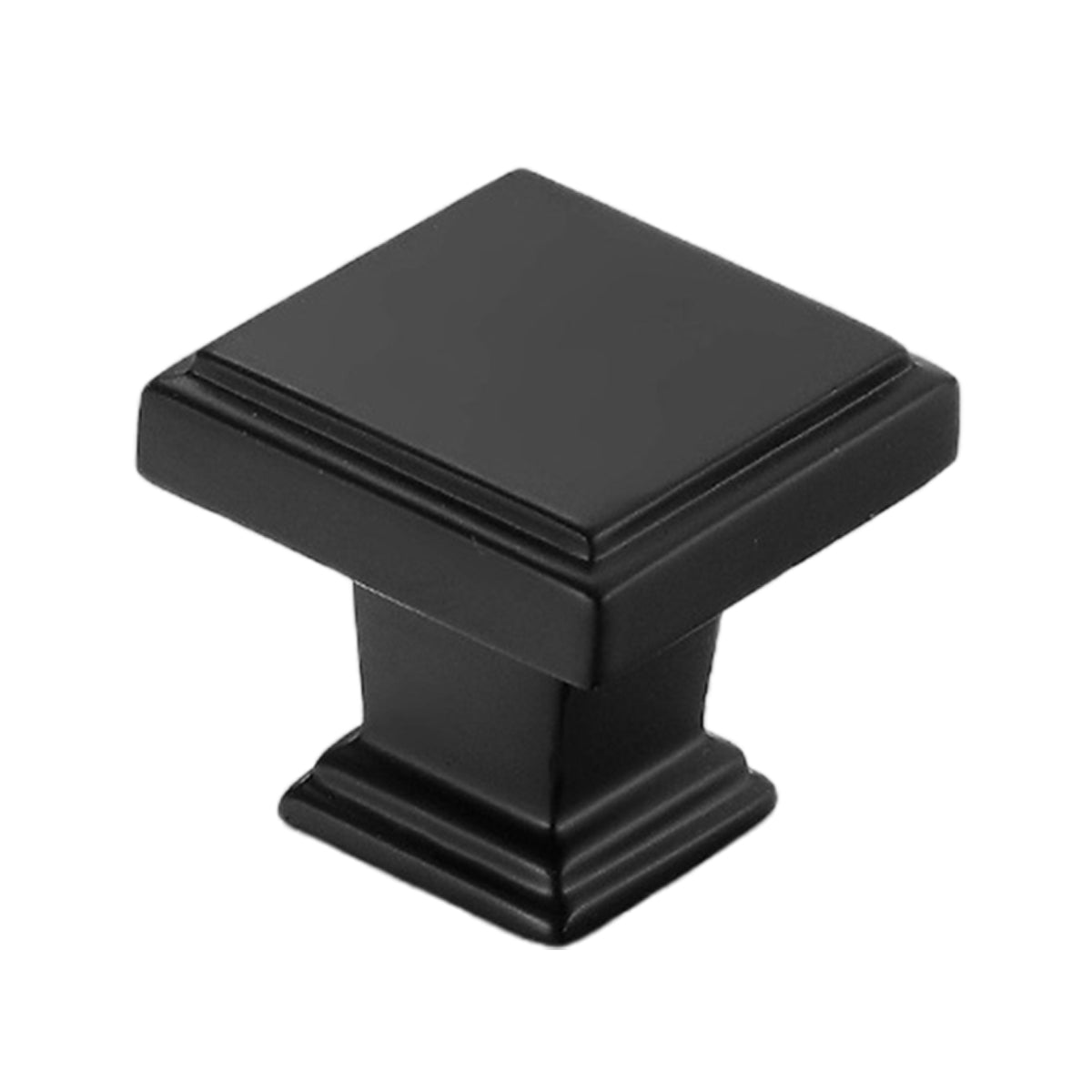 Black Copper Cabinet Handle Single-Hole Mount