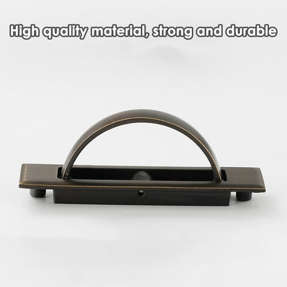Tatami Cabinet Handle with 180° Rotation and Antique Bronze