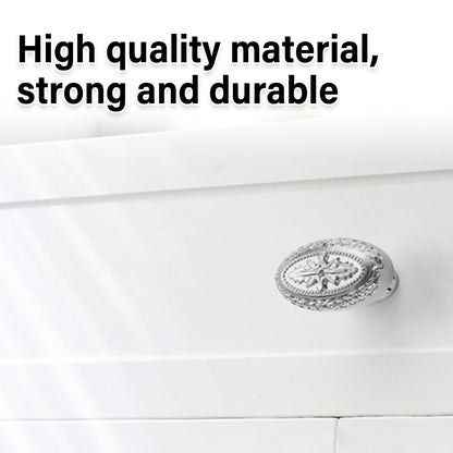 Oval Retro Cabinet Handle Zinc Alloy with Classic Design