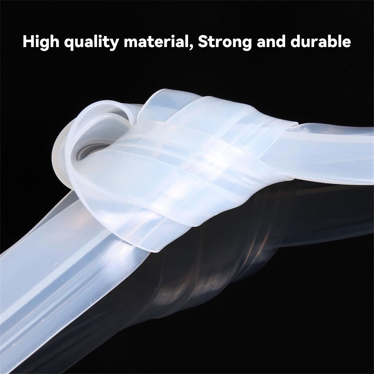Transparent Finish Silicone Door and Window Seal Strip