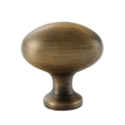 Pigeon Egg Antique Brass Dummy Knob For Cabinet & Door 34mm x 36mm