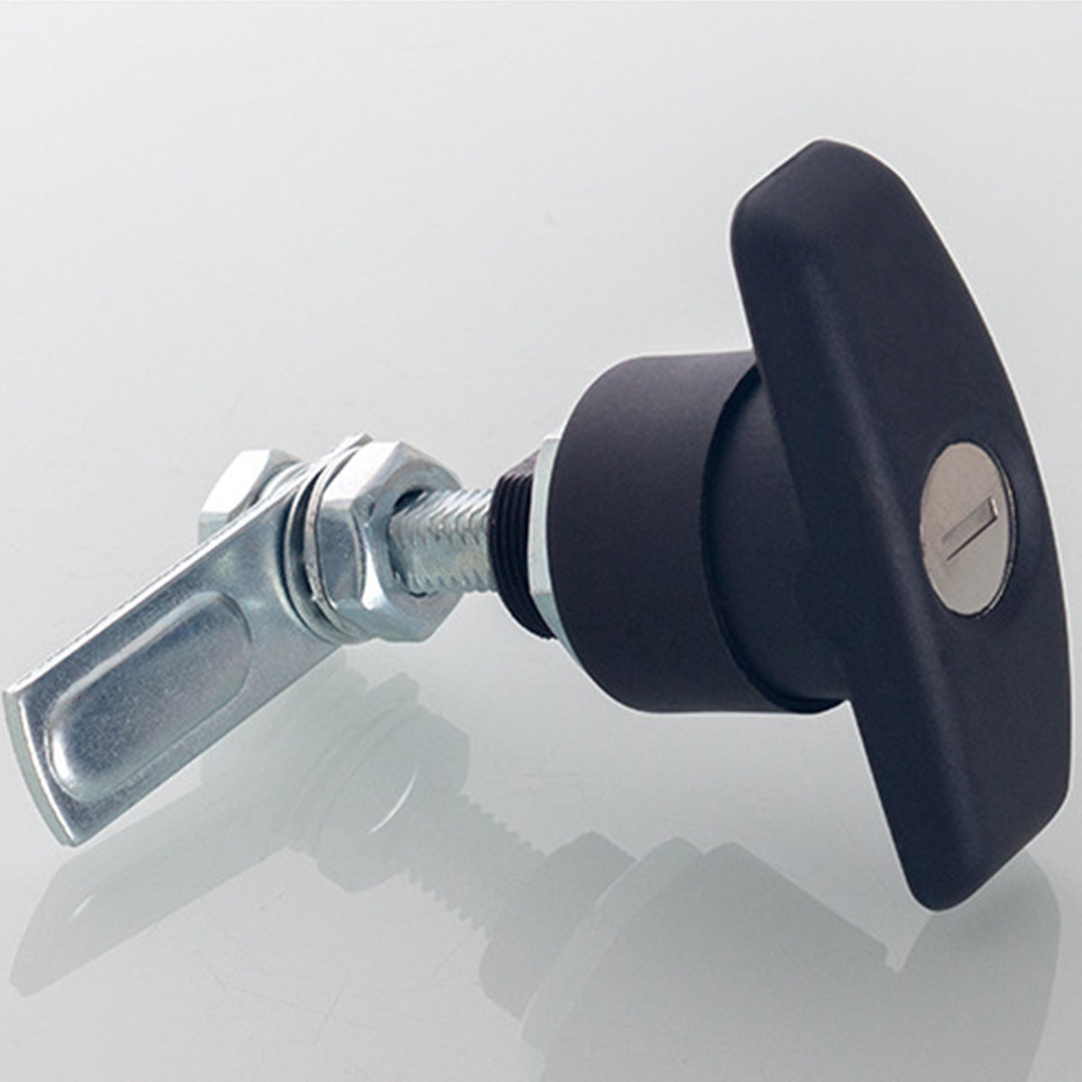 Black Galvanized Steel PA Cabinet Door Lock Latches