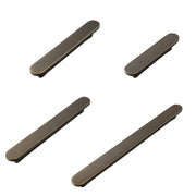 Oval Antique Brass Brass Cupboard & Cabinet Door Pull 35-46mm