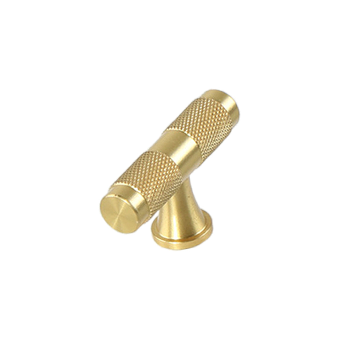 Anti-Slip Textured Brushed Brass Cupboard & Cabinet Door Pull Handle 50–213mm