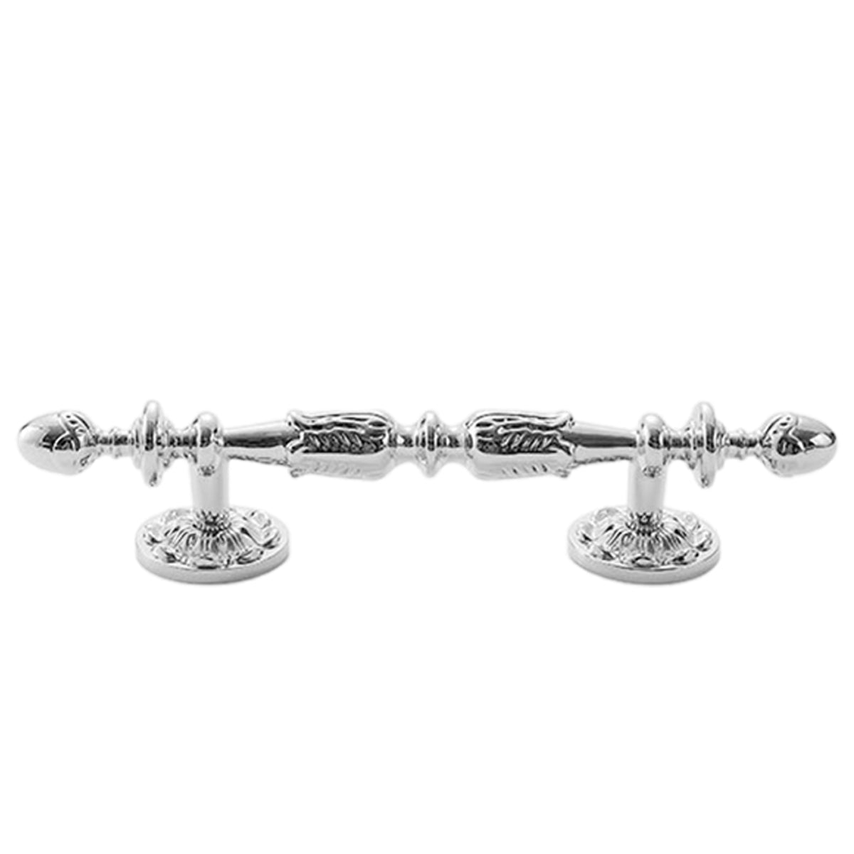 French Retro Long Cabinet Pull 105mm - Silver