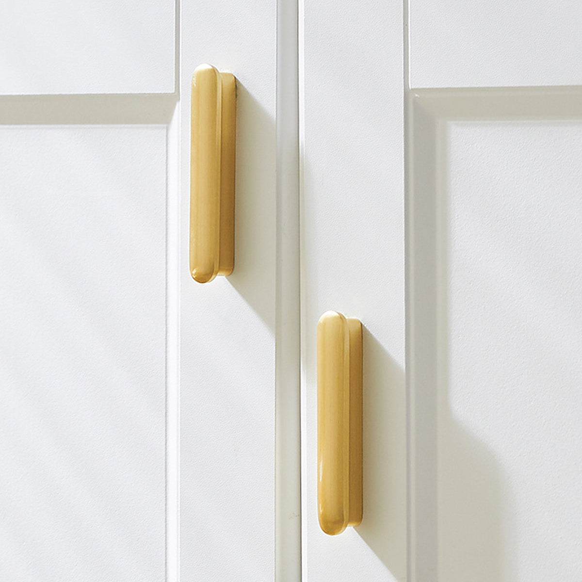 Brushed Brass Cupboard & Cabinet Door Pull Handle 32mm & 64mm