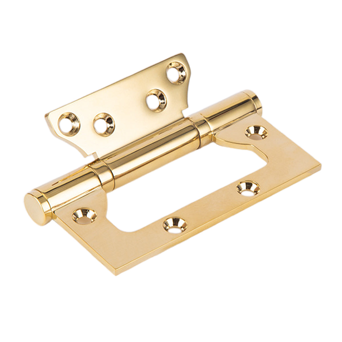 Bright Gold Copper Concealed Bearing Hinge with 3.5mm Thickened Blade
