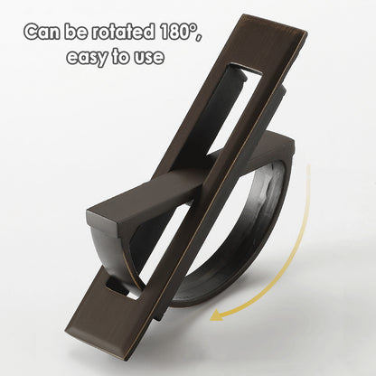 Tatami Cabinet Handle with 180° Rotation and Antique Bronze