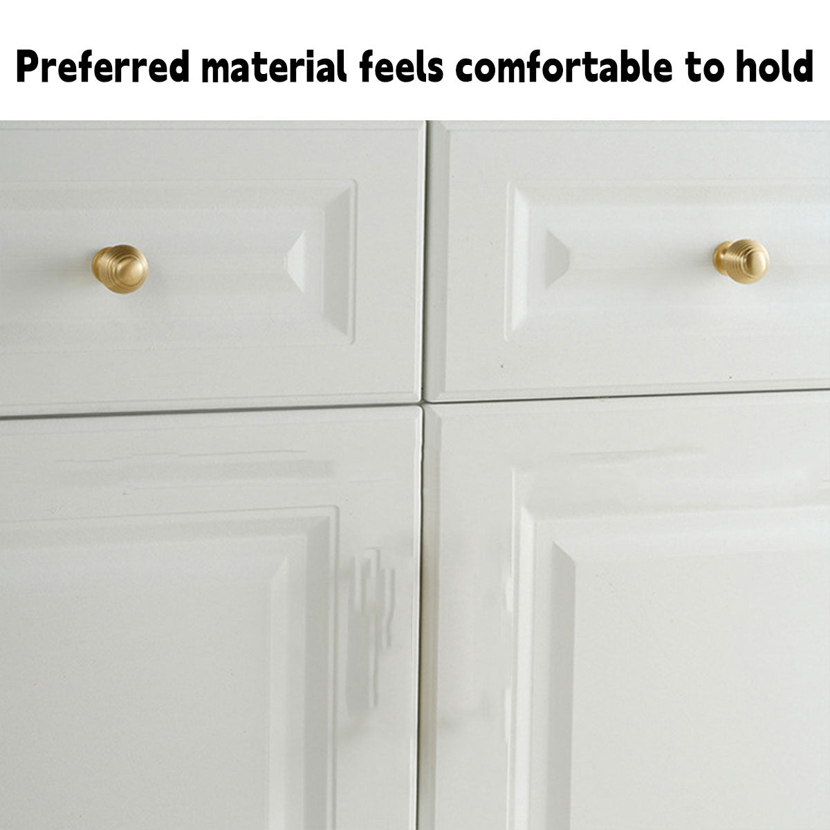 Round Ball Cabinet Handle with Single-Hole Mount