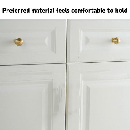 Round Ball Cabinet Handle with Single-Hole Mount