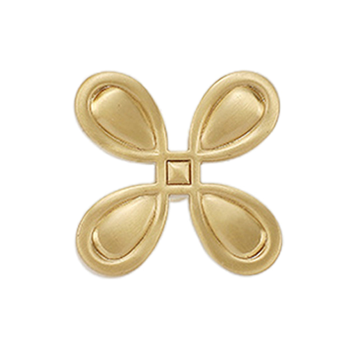 French Four-Petal Cabinet Drawer Handle Zinc Alloy