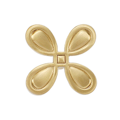 French Four-Petal Cabinet Drawer Handle Zinc Alloy