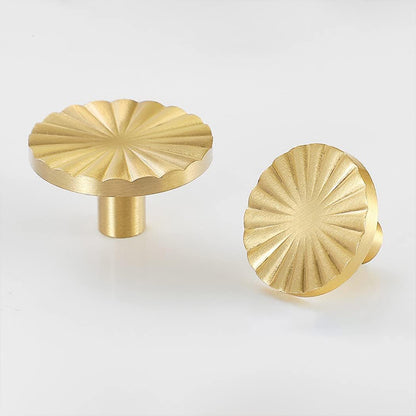 Sunflower Cabinet Handle Single Hole Metal Alloy Drawer Pull