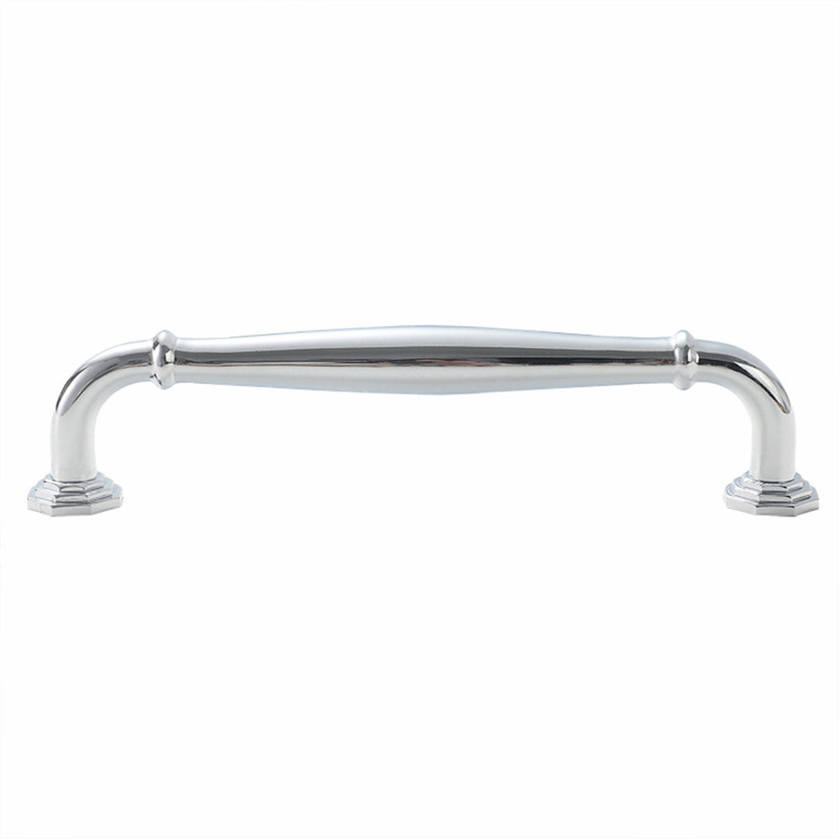 Zinc Alloy Cabinet Handle with Bright Silver Finish
