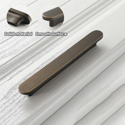 Oval Vintage Drawer Pull with Electroplated Finish