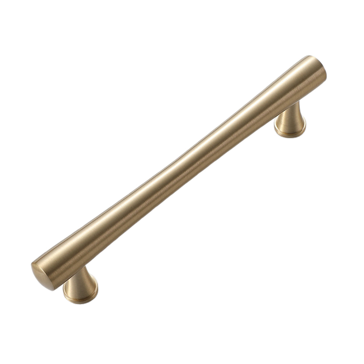 Cabinet Door Handle with Brushed Gold Tone