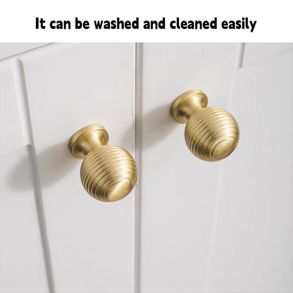 Round Ball Cabinet Handle with Single-Hole Mount