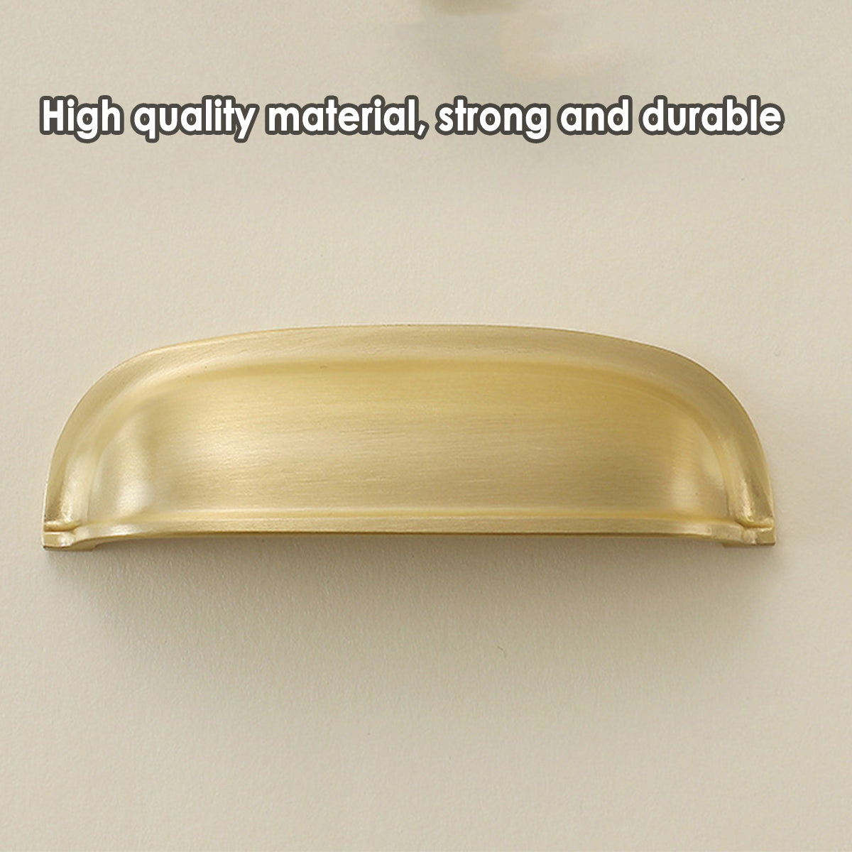 Brushed Brass Cupboard & Cabinet Door Pull Handle 93mm