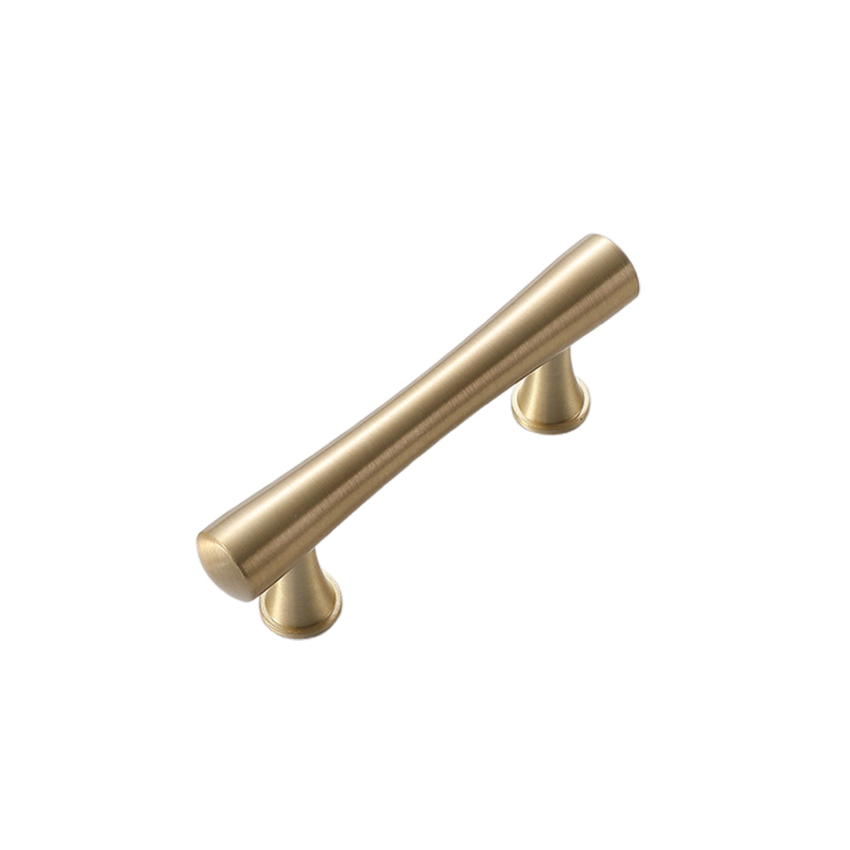Contemporary Brushed Brass Cupboard & Cabinet Door Pull Handle 64-128mm