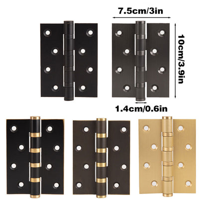 Flat 4 Inch Silent Bearing Stainless Steel Door Hinge