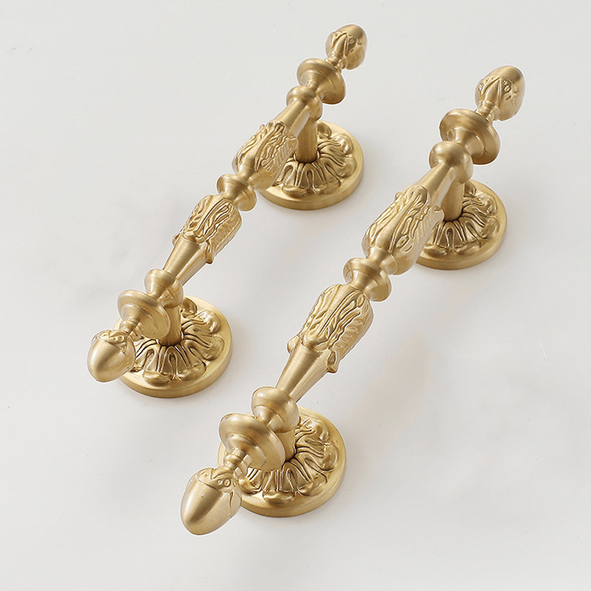 French Vintage Cabinet Handle with Long Pull