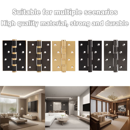 Flat 4 Inch Silent Bearing Stainless Steel Door Hinge