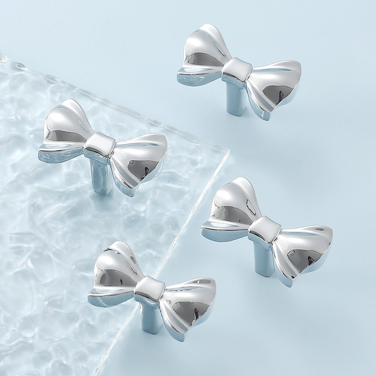 French Bow Brass Cabinet Handle with Two Colour Options