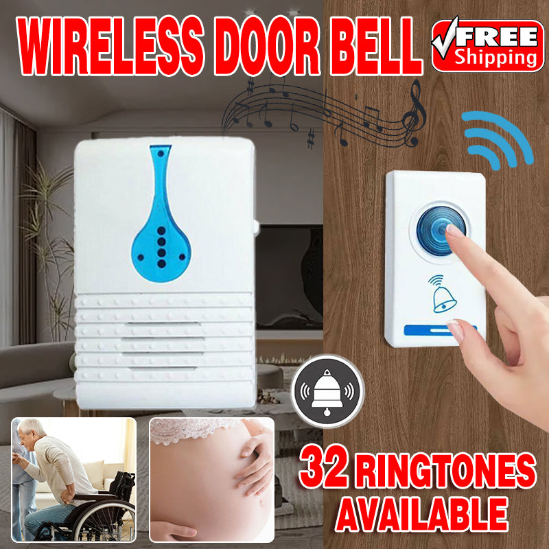 Colour Varies Digital Cordless Wireless Doorbell With 36 Chimes