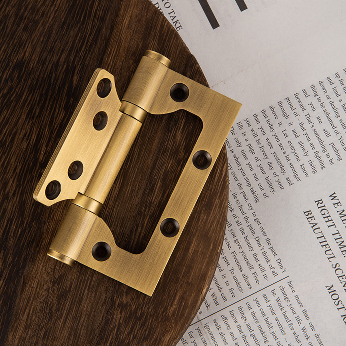 Brass Flush Door Hinges 3.5mm Thick - view 14