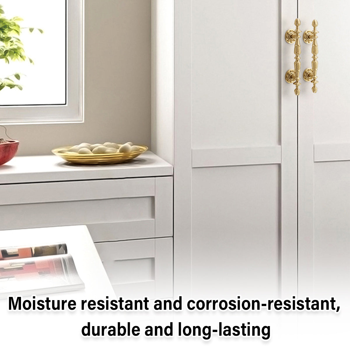 French Retro Long Cabinet Pull 85mm / 105mm - 85mm