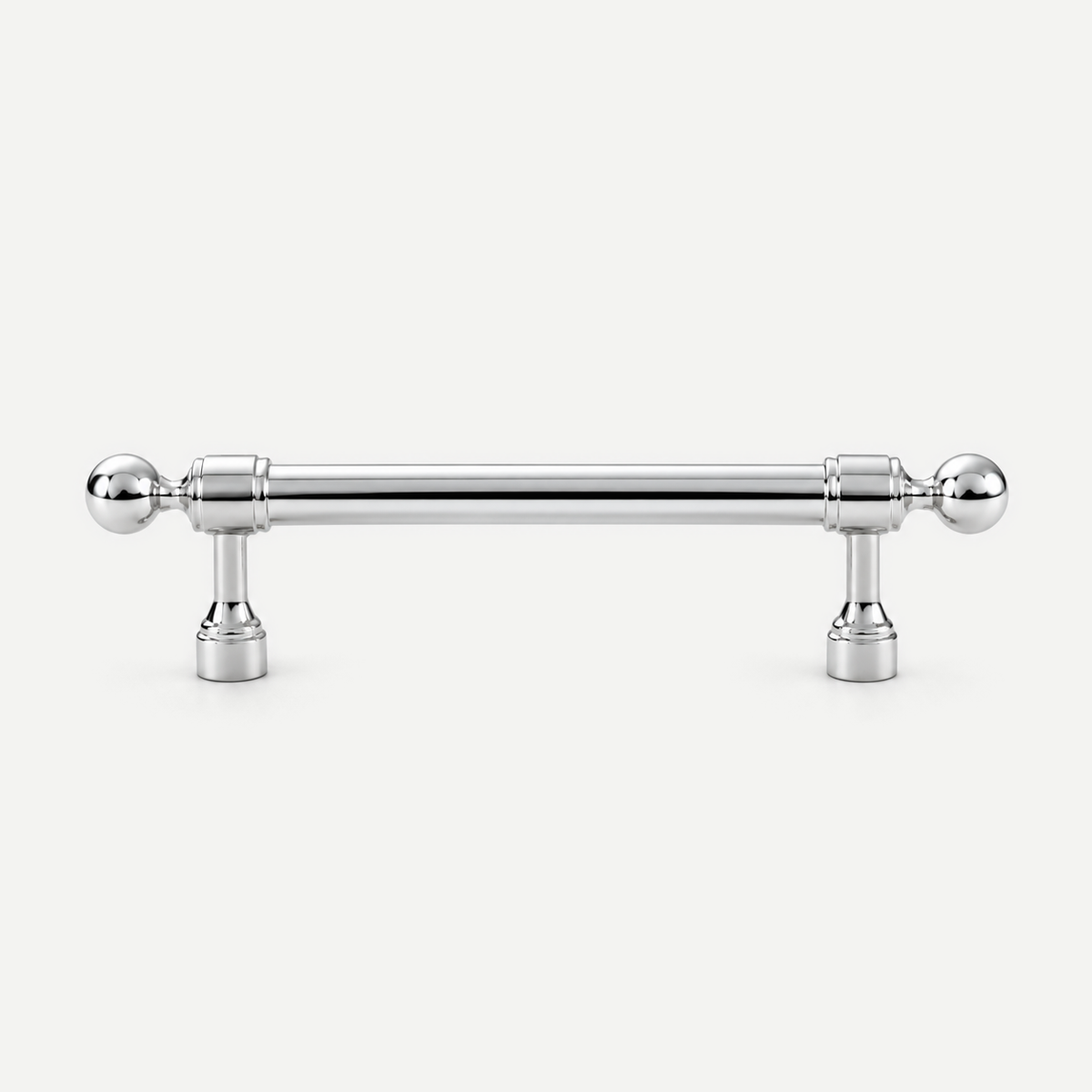 Bright Silver Brass Cabinet Handle 96-320mm — product image 3