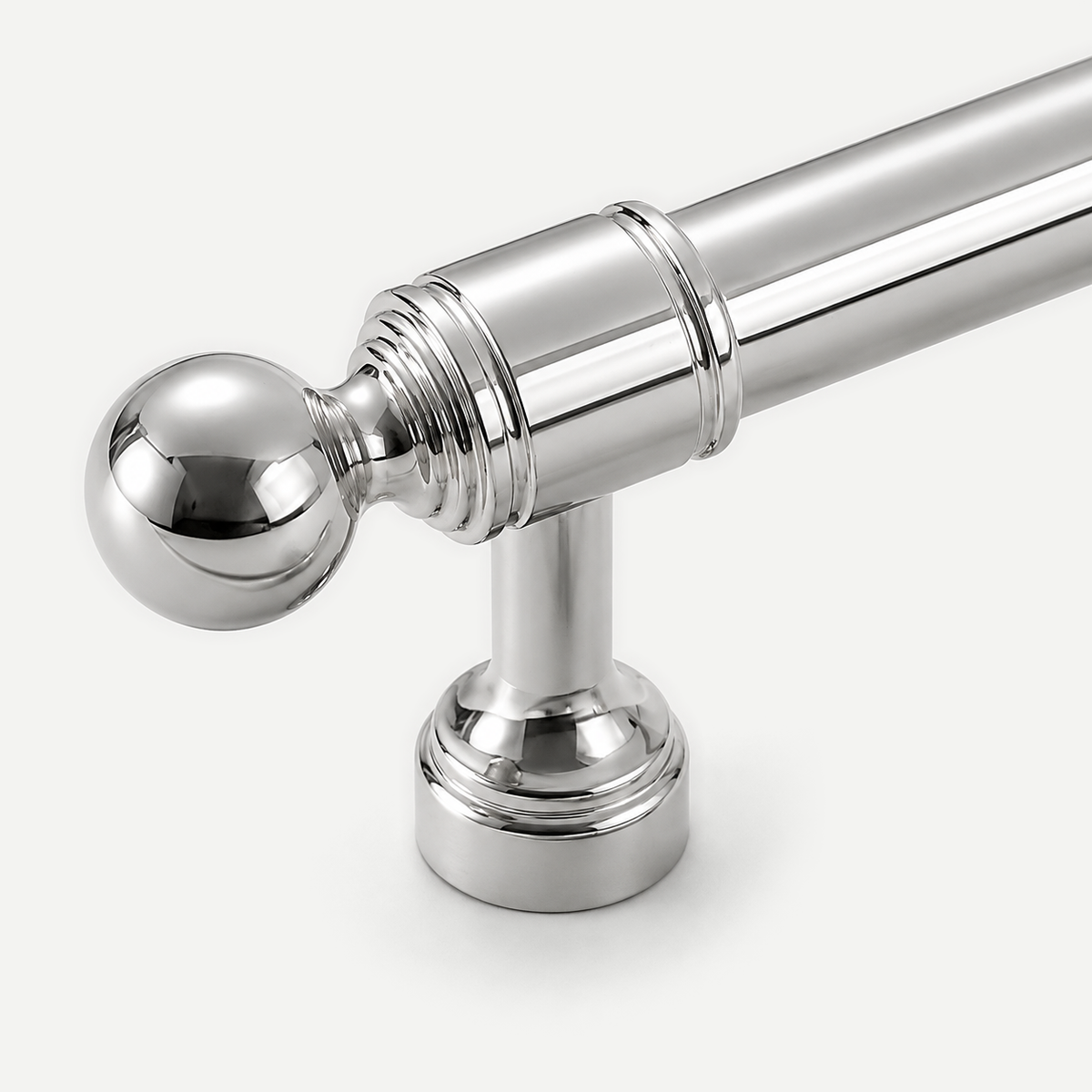 Bright Silver Brass Cabinet Handle 96-320mm — product image 8