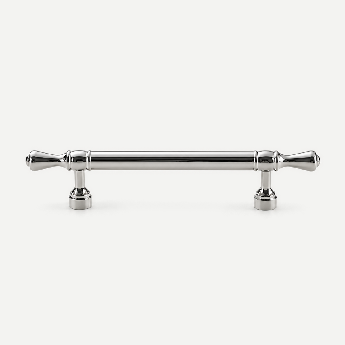 Bright silver brass cabinet hardware - pull96
