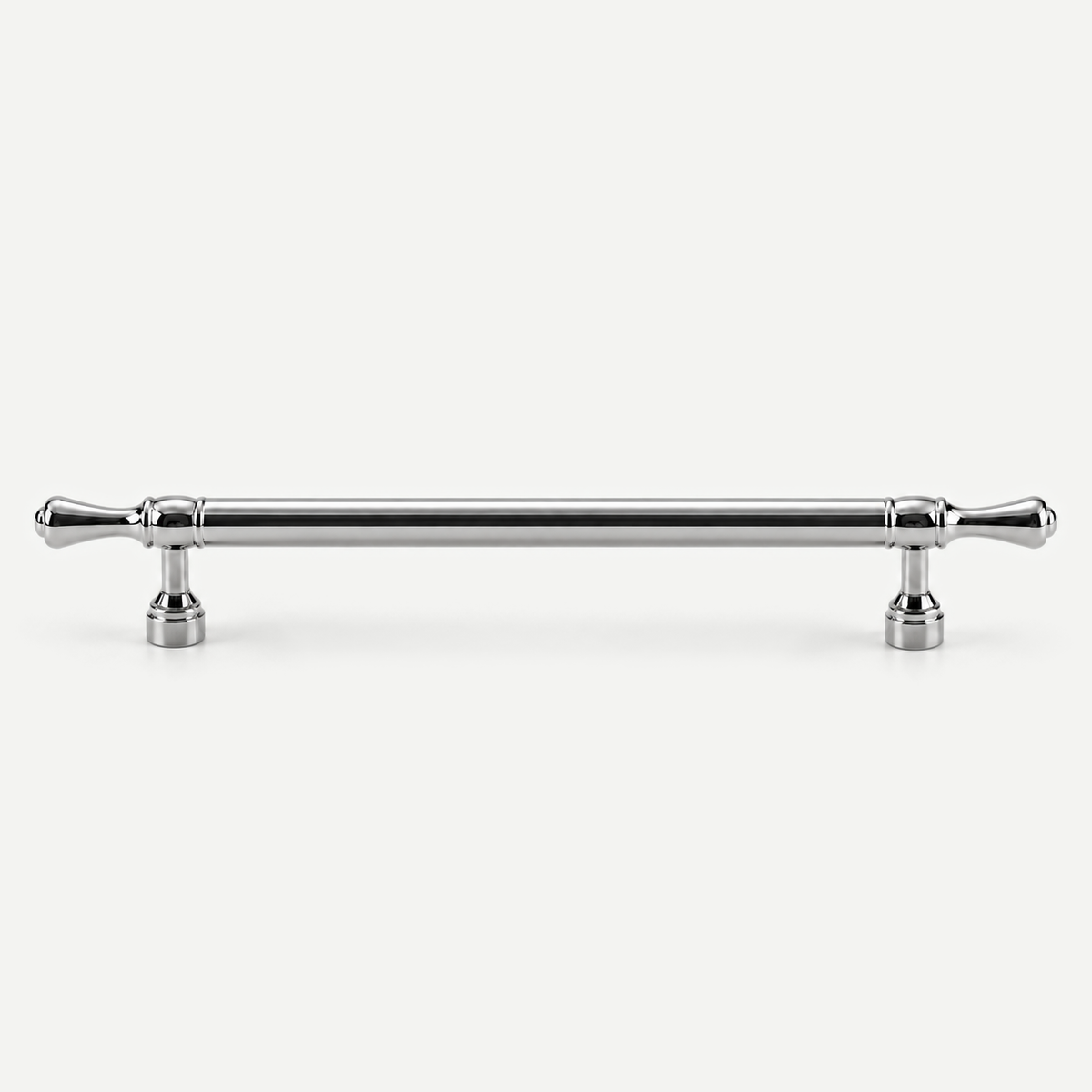 Bright silver brass cabinet hardware - pull160