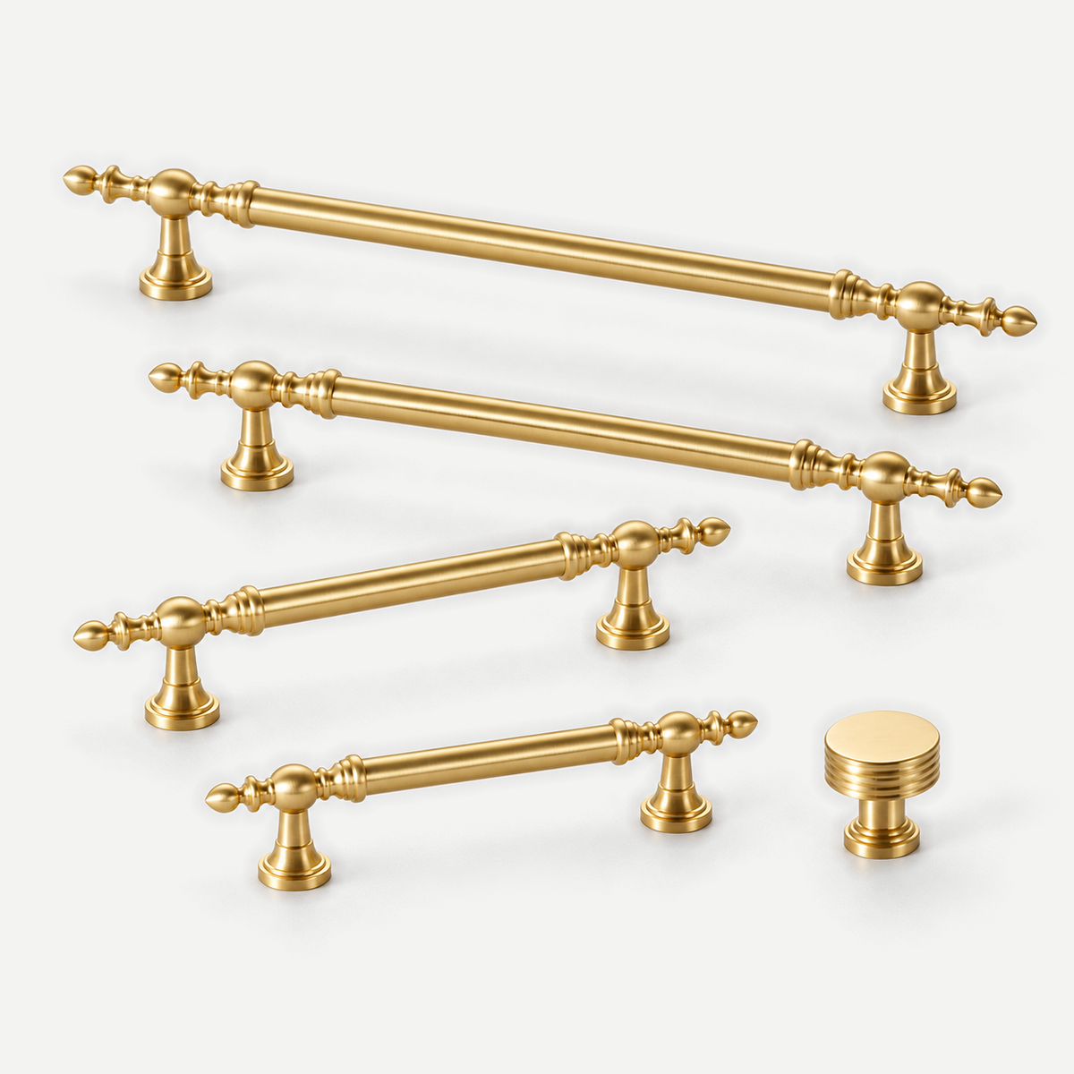 Ornate Brass Cabinet Handles & Knobs 27-224mm — product image 2