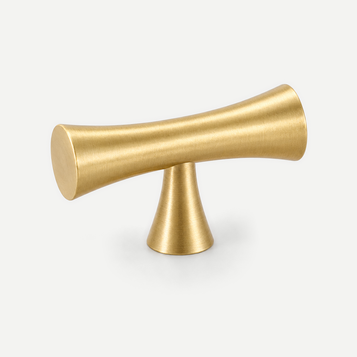 Brushed brass model805 - 50mm singlehole Tknob