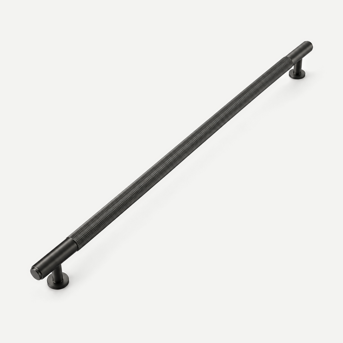 Grey striped cabinet pull - 320 mm hole centres
